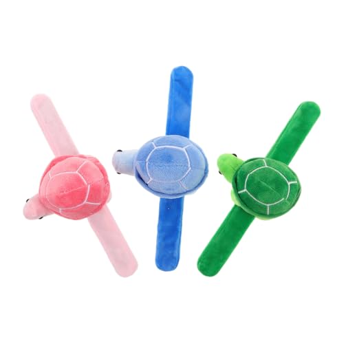 ERINGOGO 3 Stück Schildkrötenarmband Geburtstagsfeier Animal-slap-armbänder Kinderpartyspielzeug Slap-armband-gastgeschenke Tierarmbänder Goodie Bag Stuffers Schlagarmbänder Kurzer Plüsch ERINGOGO 3 Stück Schildkrötenarmband Geburtstagsfeier Animal-slap-armbänder Kinderpartyspielzeug Slap-armband-gastgeschenke Tierarmbänder Goodie Bag Stuffers Schlagarmbänder Kurzer Plüsch von ERINGOGO