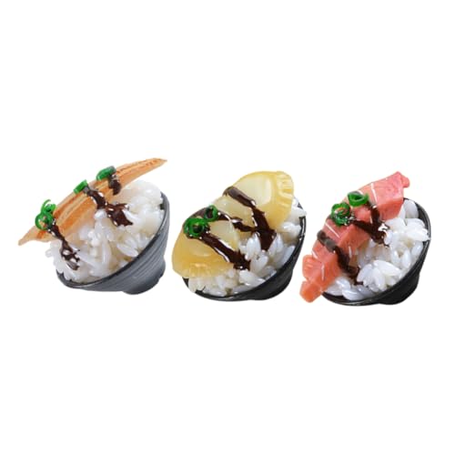 ERINGOGO 3 Stück Simulierte Sushi -Spielzeuge -Sushi Sushi -Figur Sushi- Simulation Essen Dessert simuliertes Sushi Simulationsfutterspielzeug Lebensmittelspielzeug PVC ERINGOGO 3 Stück Simulierte Sushi -Spielzeuge -Sushi Sushi -Figur Sushi- Simulation Essen Dessert simuliertes Sushi Simulationsfutterspielzeug Lebensmittelspielzeug PVC von ERINGOGO