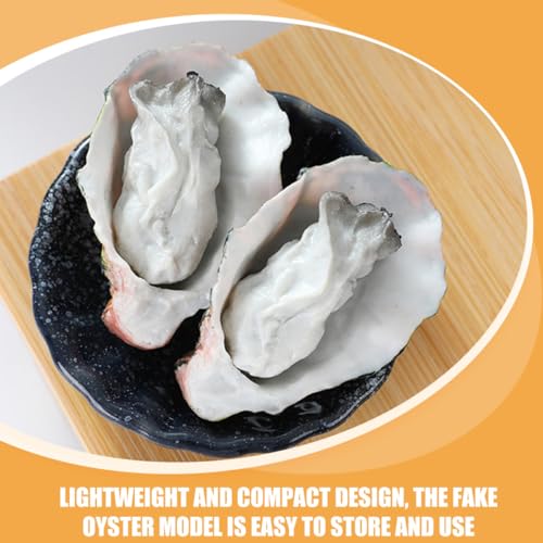 ERINGOGO 3 Stück Teiliges Austern deko Realistische Fake Oysters für Fotografie Restaurant Display und Heimdekoration Leicht und Vielseitig für Seafood Themen und Bastelzwecke Geeignet ERINGOGO 3 Stück Teiliges Austern deko Realistische Fake Oysters für Fotografie Restaurant Display und Heimdekoration Leicht und Vielseitig für Seafood Themen und Bastelzwecke Geeignet von ERINGOGO