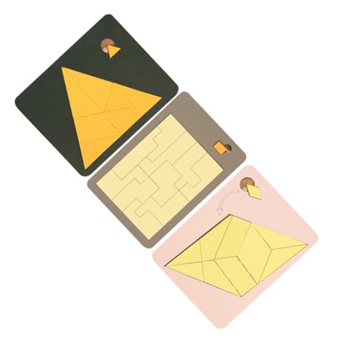 ERINGOGO 3 Stück Teiliges Holzpuzzle für Kleinkinder Montessori für Fördert Kreativität und Problemlösungsfähigkeiten Interaktives zur Unterstützung der Kindlichen Entwicklung ERINGOGO 3 Stück Teiliges Holzpuzzle für Kleinkinder Montessori für Fördert Kreativität und Problemlösungsfähigkeiten Interaktives zur Unterstützung der Kindlichen Entwicklung von ERINGOGO