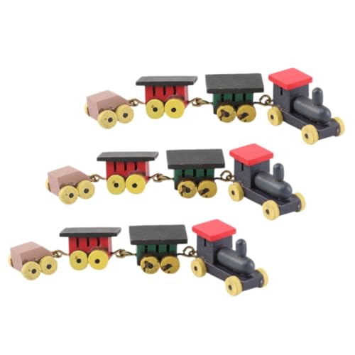 ERINGOGO 3 Stück Teiliges Mini Holzeisenbahn Buntes Puppenhaus Glatte Kanten Kindgerechtes Lernspielzeug Kreative und Schlafzimmer Szenerie ERINGOGO 3 Stück Teiliges Mini Holzeisenbahn Buntes Puppenhaus Glatte Kanten Kindgerechtes Lernspielzeug Kreative und Schlafzimmer Szenerie von ERINGOGO