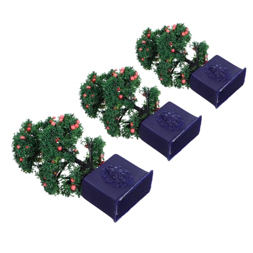 ERINGOGO 3stücke Künstliche Topfpflanzen Für Puppenhäuser Miniaturpflanzen Als Dekorative Kunstpflanzen Und Früchte Künstlicher Obststrauch Im Topf Für Innenbereich ERINGOGO 3stücke Künstliche Topfpflanzen Für Puppenhäuser Miniaturpflanzen Als Dekorative Kunstpflanzen Und Früchte Künstlicher Obststrauch Im Topf Für Innenbereich von ERINGOGO