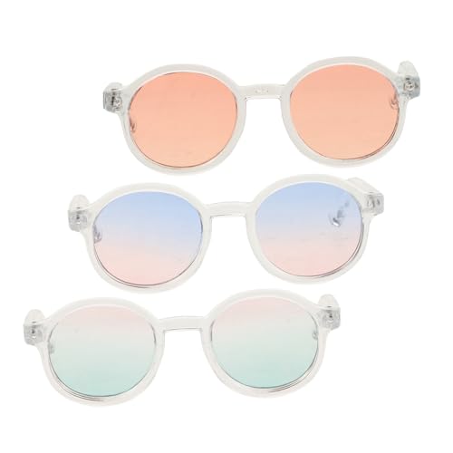ERINGOGO 3 Stück Teiliges Puppenbrillen aus Baumwolle Miniatur Accessoires für Puppen Niedliche Detailreiche Brillen für Puppenkleidung und Ankleidespaß ERINGOGO 3 Stück Teiliges Puppenbrillen aus Baumwolle Miniatur Accessoires für Puppen Niedliche Detailreiche Brillen für Puppenkleidung und Ankleidespaß von ERINGOGO