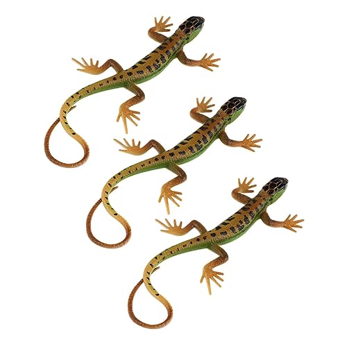 ERINGOGO 3 Stück Teiliges Realistische Simulation Eidechsen Figuren Tierfigur Lizard Dekoration für Garten Balkon und Bonsai Hochwertiges Kunststoffmaterial Wetterfest und Langlebig ERINGOGO 3 Stück Teiliges Realistische Simulation Eidechsen Figuren Tierfigur Lizard Dekoration für Garten Balkon und Bonsai Hochwertiges Kunststoffmaterial Wetterfest und Langlebig von ERINGOGO
