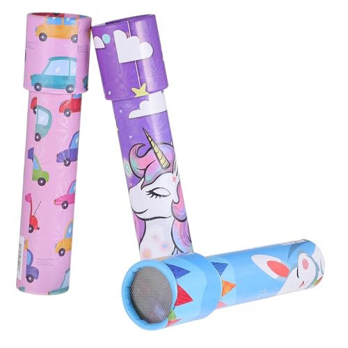 ERINGOGO 3 Stück Teiliges Rotierendes Farbenspiel Bunte Cartoon Designs Pädagogisches Kreativität Farberkennung und Entwicklung Junger Mädchen und Jungen von ERINGOGO