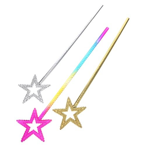 ERINGOGO 3 Stück Teiliges Stern Zauberstäbe für Mädchen Bunte Feenstäbe mit Sternmotiv Party und Kostümrequisiten für Verkleidung Hochzeit Halloween Valentinstag und Feiern ERINGOGO 3 Stück Teiliges Stern Zauberstäbe für Mädchen Bunte Feenstäbe mit Sternmotiv Party und Kostümrequisiten für Verkleidung Hochzeit Halloween Valentinstag und Feiern von ERINGOGO