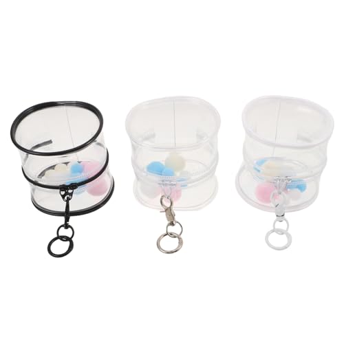 ERINGOGO 3 Stück Teiliges Transparentes Keychain aus Robustem PVC Tragbare Figuren Aufbewahrungstasche mit Reißverschluss Vielseitiger Hängeorganizer in und Transparent zum Schutz vor ERINGOGO 3 Stück Teiliges Transparentes Keychain aus Robustem PVC Tragbare Figuren Aufbewahrungstasche mit Reißverschluss Vielseitiger Hängeorganizer in und Transparent zum Schutz vor von ERINGOGO