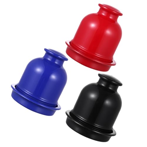 ERINGOGO 3 Stück Teiliges Würfelbecher Robuste Party Dice Cups in Schwarz Rot und Blau Vielseitige Würfelbehälter für Bar Ktv und Spieleabende Optimiert für Würfelspiele und Unterhaltung von ERINGOGO