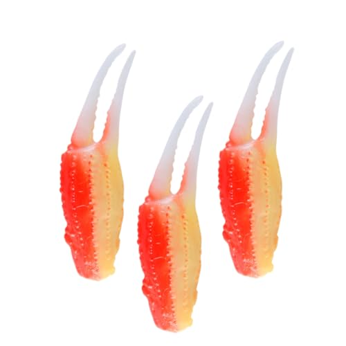 ERINGOGO 3 Stück Tempura -Garnelenmodellspielzeug Krabbenkrallendekore Modell Einer Krabbenschere realistische Krabbenschere Hummer-Modell kleine Krabbenkrallenstatuen Krabbendekor PVC ERINGOGO 3 Stück Tempura -Garnelenmodellspielzeug Krabbenkrallendekore Modell Einer Krabbenschere realistische Krabbenschere Hummer-Modell kleine Krabbenkrallenstatuen Krabbendekor PVC von ERINGOGO