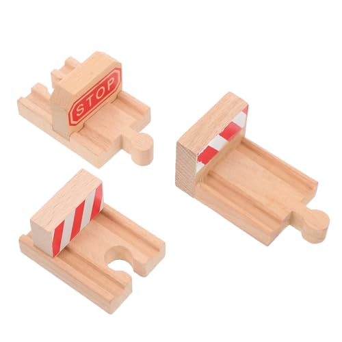 ERINGOGO 3 Stück Train Track Accessoires Eisenbahn gebogen Schienen Gleis für Spielzeugzugholz Starttrennstrecke Gleisausbau aus Holz Teile der Zugstrecke Ersatzteile Bahngleis Beige ERINGOGO 3 Stück Train Track Accessoires Eisenbahn gebogen Schienen Gleis für Spielzeugzugholz Starttrennstrecke Gleisausbau aus Holz Teile der Zugstrecke Ersatzteile Bahngleis Beige von ERINGOGO