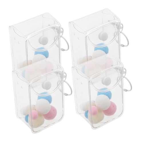 ERINGOGO 3 Stück Transparente PVC Tragetaschen Minimalistisches Sicheres Aufbewahrungs und Display Case für Mini Figuren und Sammlerstücke Praktischer Organizer für Unterwegs ERINGOGO 3 Stück Transparente PVC Tragetaschen Minimalistisches Sicheres Aufbewahrungs und Display Case für Mini Figuren und Sammlerstücke Praktischer Organizer für Unterwegs von ERINGOGO