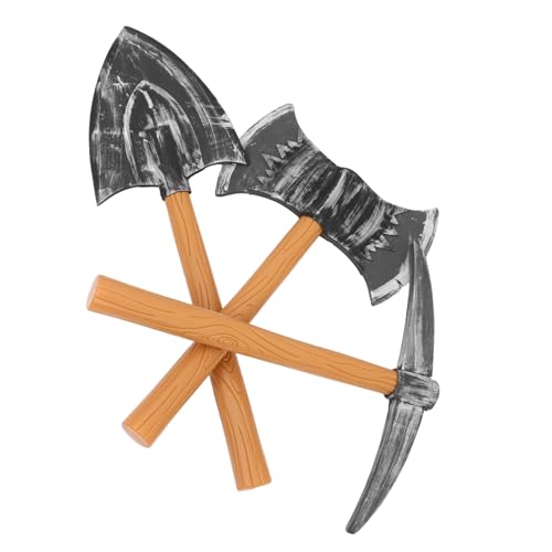 ERINGOGO 3 Stück Zwergen-Requisiten -Halloween-Requisite Gefälschte Schaufel Retro Künstliche Simulieren Simulierte Spitzhacke Handaxt Cosplay Gefälschte Äxte Gemüse Beil Eva ERINGOGO 3 Stück Zwergen-Requisiten -Halloween-Requisite Gefälschte Schaufel Retro Künstliche Simulieren Simulierte Spitzhacke Handaxt Cosplay Gefälschte Äxte Gemüse Beil Eva von ERINGOGO