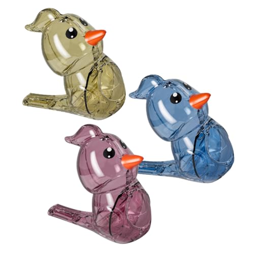 ERINGOGO 3 Stück pfeifen Cartoon-Pfeifen-Requisiten Krähe Schiebepfeifen Kinderpfeife Pfeife entzückende Vogelpfeifen kleines Musikinstrument Plastik von ERINGOGO