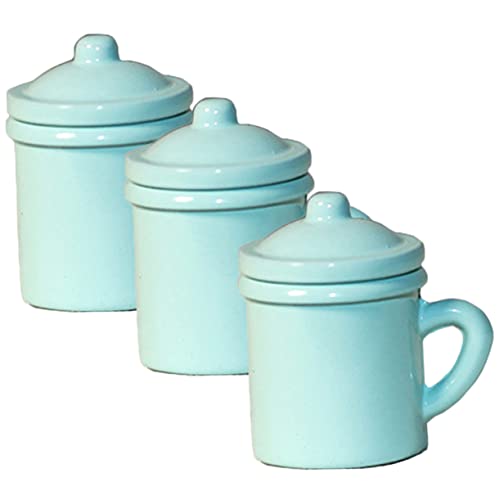 ERINGOGO 3 Teiliges Mundwasserspielzeug Retro Dekoration Rollenspielspielzeug Miniatur Wasserbecher Mini Milchbecher Mini Becher Miniatur Becher Küchenspielzeug von ERINGOGO