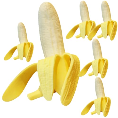 ERINGOGO 30 STK Spielzeug Banane Auspressen Kind Prise Musik TPR Peeling von ERINGOGO