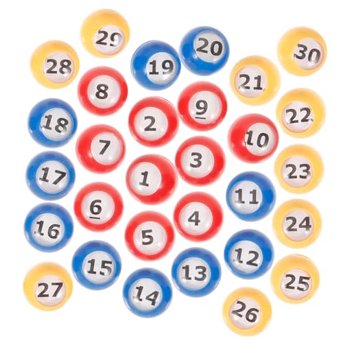ERINGOGO 30 Stück Bingo -Ball Bingospiel kleine Plastikbälle für Spiele Verlosung von Bällen Partyspiel Bälle Requisiten Gewinnspielkugeln Zahlenkugeln für die Verlosung Billard Zubehör ERINGOGO 30 Stück Bingo -Ball Bingospiel kleine Plastikbälle für Spiele Verlosung von Bällen Partyspiel Bälle Requisiten Gewinnspielkugeln Zahlenkugeln für die Verlosung Billard Zubehör von ERINGOGO