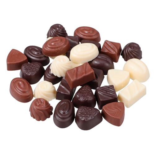 ERINGOGO 30 Stück Bulk-Schokolade gefälschtes Essen künstlicher Keks gefälschte Kekse biegbar Schaufensterdekoration Geschenkidee Desktop-Schokoladenmodell simuliertes Schokoladenmodell ERINGOGO 30 Stück Bulk-Schokolade gefälschtes Essen künstlicher Keks gefälschte Kekse biegbar Schaufensterdekoration Geschenkidee Desktop-Schokoladenmodell simuliertes Schokoladenmodell von ERINGOGO