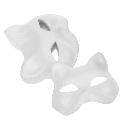 ERINGOGO 30 Stück DIY Weiße Papier Katzenmasken zum Bemalen Leichte Faschingsmasken für Sichere Unbemalte Masquerade Kostüm Cosplay Accessoires Kreativset für Halloween und Party ERINGOGO 30 Stück DIY Weiße Papier Katzenmasken zum Bemalen Leichte Faschingsmasken für Sichere Unbemalte Masquerade Kostüm Cosplay Accessoires Kreativset für Halloween und Party von ERINGOGO