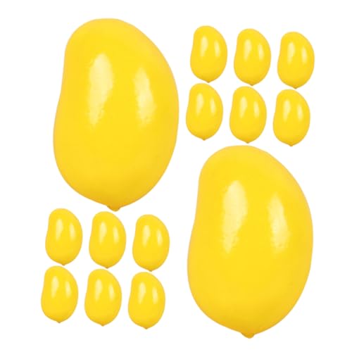 ERINGOGO 30 Stück Deko Teiliges Künstliche Mangos für Innen und Außendekoration Lebensechte Modelle für Puppenhäuser Wohnräume Partys und Fotoshootings Hochwertige Schaumstoffe Leicht und von ERINGOGO