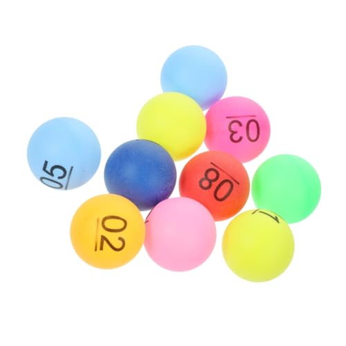ERINGOGO 30 Stück Farbe Zahlenball Sphäre Partybälle Gewinnspielkugeln Ball Für Die Interessante Spielbälle Requisiten Für Barspiele Lotteriekugeln Bälle Rufen Pp ERINGOGO 30 Stück Farbe Zahlenball Sphäre Partybälle Gewinnspielkugeln Ball Für Die Interessante Spielbälle Requisiten Für Barspiele Lotteriekugeln Bälle Rufen Pp von ERINGOGO