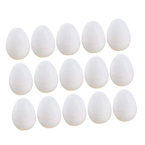 ERINGOGO 30stücke Teiliges Künstliche Ostereier Weiß Öffbare Dekoration Für Bastelprojekte Und Frühlingsfeiern Fake Chicken Eggs Für Kreative Osternester von ERINGOGO