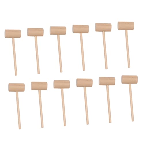 ERINGOGO 30 Stück Kleiner Hammer Mini-Krebshammer Meeresfrüchte Schalentiere Hammer Krabbenhämmer Krabbenschläger Kleine Hämmer hölzern ERINGOGO 30 Stück Kleiner Hammer Mini-Krebshammer Meeresfrüchte Schalentiere Hammer Krabbenhämmer Krabbenschläger Kleine Hämmer hölzern von ERINGOGO