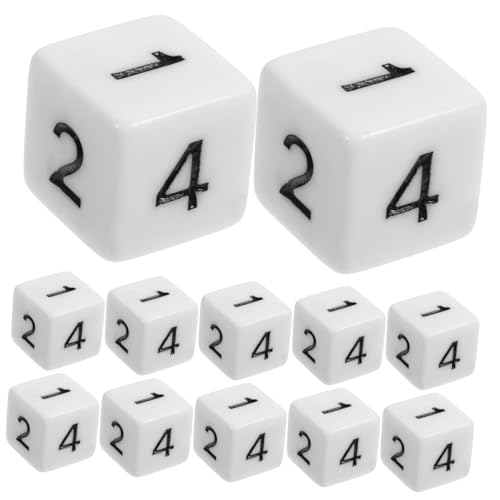 ERINGOGO 30 Stück Lehrmittel für Zahlenwürfel Kleine Würfel Requisiten Rollenspiel Würfel Sechsseitiger Würfel große Würfel thematisiert mehrseitige Würfel Brettspiele Würfel Acryl Weiß ERINGOGO 30 Stück Lehrmittel für Zahlenwürfel Kleine Würfel Requisiten Rollenspiel Würfel Sechsseitiger Würfel große Würfel thematisiert mehrseitige Würfel Brettspiele Würfel Acryl Weiß von ERINGOGO