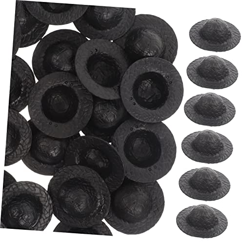 ERINGOGO 30 Stück Mini -Strohhutschmuck kleine Hüte zum Basteln Mädchen Hut Für kleine Geburtstagshüte Kinderhut Mini-Hut Minihut zum Basteln winziger Hut Mini-Hüte Plastik Schwarz ERINGOGO 30 Stück Mini -Strohhutschmuck kleine Hüte zum Basteln Mädchen Hut Für kleine Geburtstagshüte Kinderhut Mini-Hut Minihut zum Basteln winziger Hut Mini-Hüte Plastik Schwarz von ERINGOGO