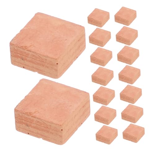 ERINGOGO 30 Stück Miniatur-Essens- und Spielzeugszenen Mikrolandschaftsdekoration Zubehör für Bausteine Miniaturziegel Modellbaumaterialien Bausteine ​​Bauen Ton Light Brown von ERINGOGO