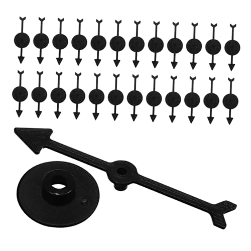 ERINGOGO 30 Stück Rotierendes Brettspielzubehör Kind Für Teile Party Kreativ Spinnen Planke Brettspielpfeil Spiel Pfeile Ersatz Mit Rotierenden Pfeilen Spielzeiger Schwarz Plastik ERINGOGO 30 Stück Rotierendes Brettspielzubehör Kind Für Teile Party Kreativ Spinnen Planke Brettspielpfeil Spiel Pfeile Ersatz Mit Rotierenden Pfeilen Spielzeiger Schwarz Plastik von ERINGOGO