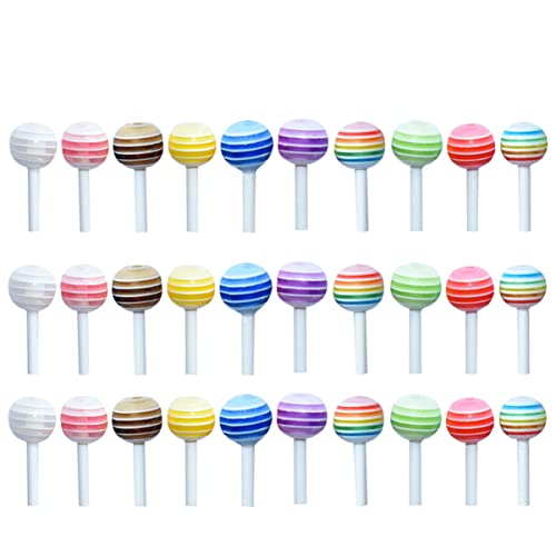 ERINGOGO 30 Stück Simulation Lutscher Saugnäpfe Und Lutscher Masse Miniatur Puppenhaus Lutscher Lutscherstiel Für Sauger Mini -Simulation Lollipop Stöcke Klein Plastik Zufällige Farbe ERINGOGO 30 Stück Simulation Lutscher Saugnäpfe Und Lutscher Masse Miniatur Puppenhaus Lutscher Lutscherstiel Für Sauger Mini -Simulation Lollipop Stöcke Klein Plastik Zufällige Farbe von ERINGOGO