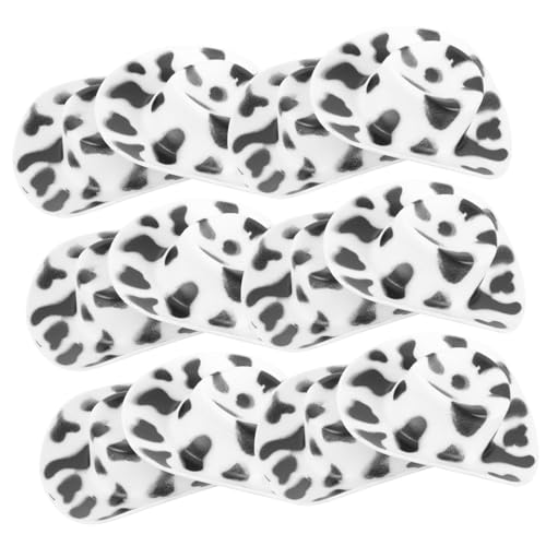 ERINGOGO 30 Stück Teiliges Mini cowboyhüte mit Kuhmuster aus Kunststoff Kleine Western hüte für Puppen Kuchen Partydekoration Winzige Hüte zum Basteln und Schmuckherstellung von ERINGOGO