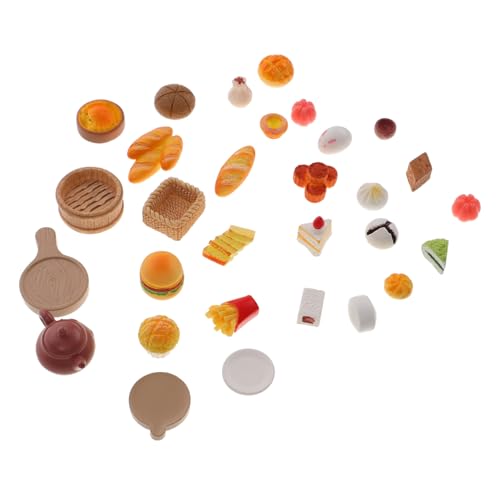 ERINGOGO 30 Stück Teiliges Miniatur Lebensmittel Modell Realistische Puppenhaus Dekoration Handgefertigte Miniature Food Figuren Vielseitig für DIY Mikro landschaften als Küchen Zubehör ERINGOGO 30 Stück Teiliges Miniatur Lebensmittel Modell Realistische Puppenhaus Dekoration Handgefertigte Miniature Food Figuren Vielseitig für DIY Mikro landschaften als Küchen Zubehör von ERINGOGO