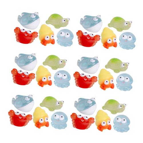 ERINGOGO 30 Stück Teiliges Miniatur Meerestiere aus Resin Realistische Mini Meeresbewohner Figuren Kompakte Dekoration für Aquarium DIY Strandlandschaft für Sammler ERINGOGO 30 Stück Teiliges Miniatur Meerestiere aus Resin Realistische Mini Meeresbewohner Figuren Kompakte Dekoration für Aquarium DIY Strandlandschaft für Sammler von ERINGOGO