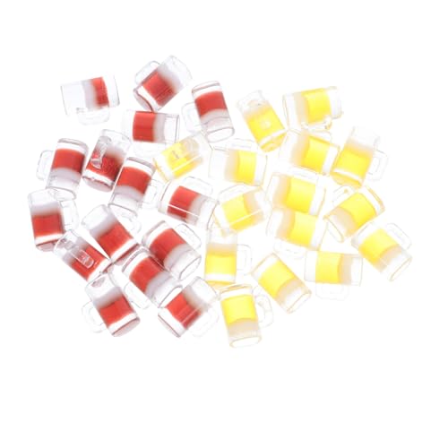 ERINGOGO 30 Stück Teiliges Miniatur Puppenhaus Bierbecher aus Robustem Resin Realistische Miniatur Biergläser in Gelb und Braun Dekoration und Zubehör für Puppenhaus Fotorequisiten und ERINGOGO 30 Stück Teiliges Miniatur Puppenhaus Bierbecher aus Robustem Resin Realistische Miniatur Biergläser in Gelb und Braun Dekoration und Zubehör für Puppenhaus Fotorequisiten und von ERINGOGO