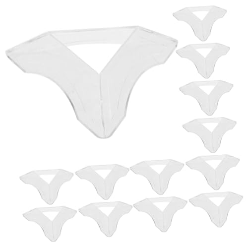 ERINGOGO 30 Stück Teiliges Transparentes Kunststoff Puzzle Cube Ständer Eleganter Würfelhalter für Speed Cube Display Dreieckiger Organizer für Schreibtischzubehör Geeignet für Junge von ERINGOGO