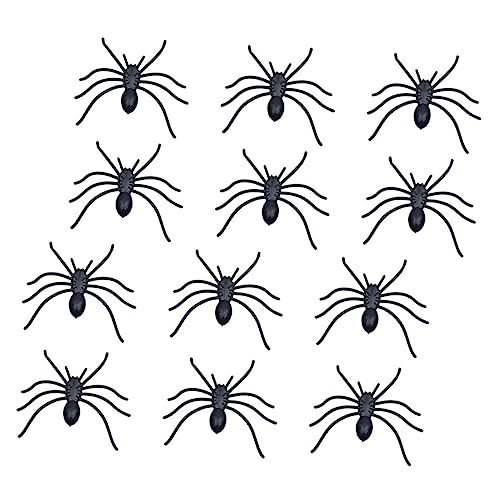 ERINGOGO 30stücke Gruselige Halloween-Spinnen Dekorationen Realistische Kunststoffspinnen Für Gruselige Partys Tisch Und Wanddeko Wiederverwendbar Für Halloween-feiern Und ERINGOGO 30stücke Gruselige Halloween-Spinnen Dekorationen Realistische Kunststoffspinnen Für Gruselige Partys Tisch Und Wanddeko Wiederverwendbar Für Halloween-feiern Und von ERINGOGO