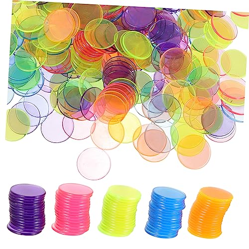 ERINGOGO 300 Stück Bingo Chips Zählmarkierungen für Bingo Spiele Partyzubehör und Lehrmaterial für Zählen und Sortieren von ERINGOGO