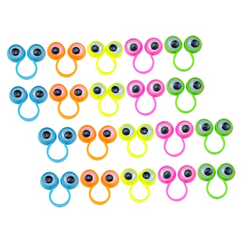 ERINGOGO 30Stücke Interaktive Augapfelringe Für Pädagogisches Fingerspielzeug Für Jungen Und Spaß Für Ganze Familie Robustes Design Für Partys Und Spielgruppen von ERINGOGO