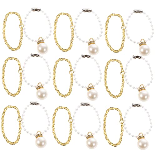 ERINGOGO 30Stücke Mini Schmuckset Für Teiliges DIY Halsketten Für Tanzpartys Und Tägliches Bringt Farbe Outfit von ERINGOGO