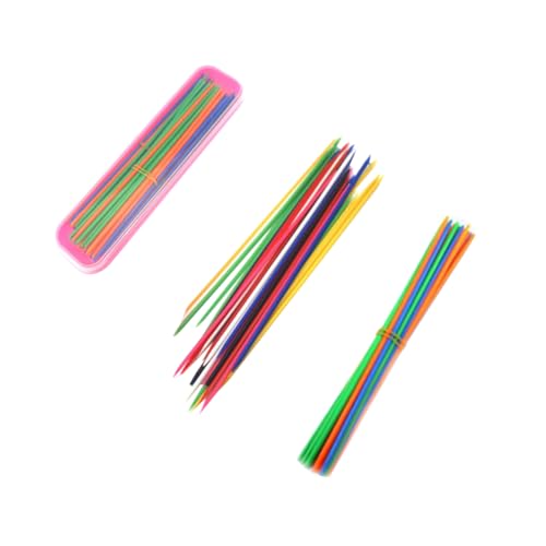 ERINGOGO 30Stücke Teiliges Interaktives Spielzeugset aus Bunten Stäben für Eltern Junge Mädchen Interaktion Pädagogisches und Geschicklichkeitsspielzeug mit Pinker Aufbewahrungsbox ERINGOGO 30Stücke Teiliges Interaktives Spielzeugset aus Bunten Stäben für Eltern Junge Mädchen Interaktion Pädagogisches und Geschicklichkeitsspielzeug mit Pinker Aufbewahrungsbox von ERINGOGO