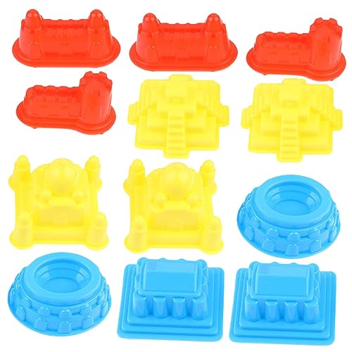 ERINGOGO 30Stücke Teiliges Kindersandspielzeug Kreative Sandburgen Formen Für Strand Und Spielplatz Für Entwicklungsfähigkeiten Und Fantasie Zufälligen Farben von ERINGOGO