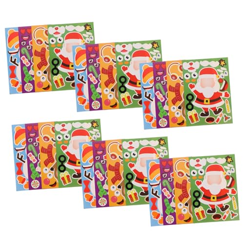 ERINGOGO 32 Blatt Puzzle-Aufkleber Für Party- -Aufkleber Cartoon-weihnachtsaufkleber Dekorative Aufkleber Elch Aufkleber Weihnachtspuzzle-Aufkleber Weihnachtsabziehbilder ERINGOGO 32 Blatt Puzzle-Aufkleber Für Party- -Aufkleber Cartoon-weihnachtsaufkleber Dekorative Aufkleber Elch Aufkleber Weihnachtspuzzle-Aufkleber Weihnachtsabziehbilder von ERINGOGO