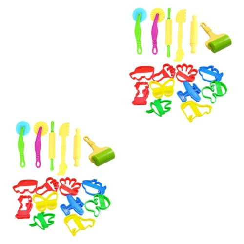 32 STK Spielzeug Werkzeuge aus farbigem Ton Teig 6-teiliges Set Kind von ERINGOGO