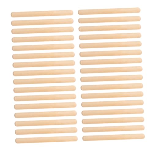 ERINGOGO 32 Stück Teiliges Holz Rhythmusstöcke für Schüler Stabile Langlebige Percussion Instrumente mit Glatter Oberfläche zum Erlernen von Rhythmus und Musikalischem Spiel Sichere von ERINGOGO