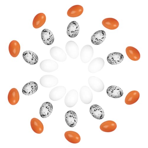 ERINGOGO 36 Stück Miniaturisierte Eier Spielzeugset Künstliche Eier für Dekoration Realistische Mini Eggs für DIY Projekte und Puppenhaus Gestaltung für Ostern und Kreative Bastelideen ERINGOGO 36 Stück Miniaturisierte Eier Spielzeugset Künstliche Eier für Dekoration Realistische Mini Eggs für DIY Projekte und Puppenhaus Gestaltung für Ostern und Kreative Bastelideen von ERINGOGO