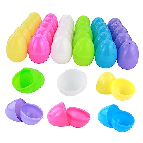 ERINGOGO 36Stücke Ostern Kunststoff Eierschalen Boxen Zufälligen Farben Für Ostern Dekoration Und Leere ERINGOGO 36Stücke Ostern Kunststoff Eierschalen Boxen Zufälligen Farben Für Ostern Dekoration Und Leere von ERINGOGO