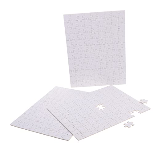 ERINGOGO 3Blätter Leere Holzpuzzle Für DIY Sublimierbare Puzzlestücke Für Designs Und Kreative Projekte Hochzeiten Geburtstage von ERINGOGO