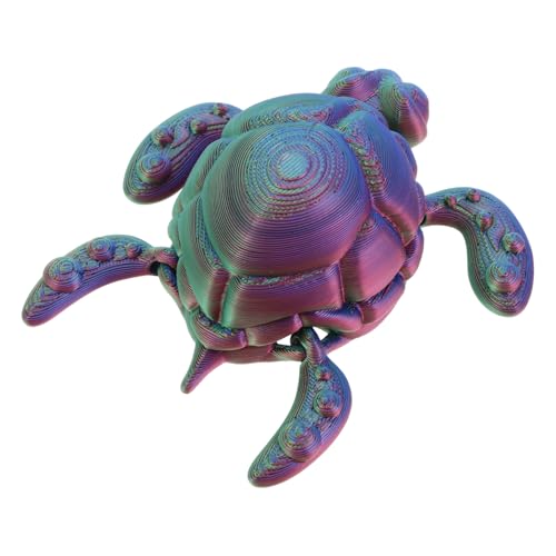 ERINGOGO 3D -Druckschildkrötenmodell realistisch Meeresschildkröten-Statue für simulierte Schildkröte Simulationsmodell Einer Plastikschildkröte Simulation Tiermodell Modelltier Tierfigur von ERINGOGO