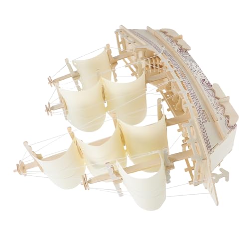 ERINGOGO 3D-Puzzle Aus Holz, Bausatz, Altes Segelboot-Modell, Nautische Themen, Desktop-Ornament, Dekoration Für Puzzle-Liebhaber ERINGOGO 3D-Puzzle Aus Holz, Bausatz, Altes Segelboot-Modell, Nautische Themen, Desktop-Ornament, Dekoration Für Puzzle-Liebhaber von ERINGOGO